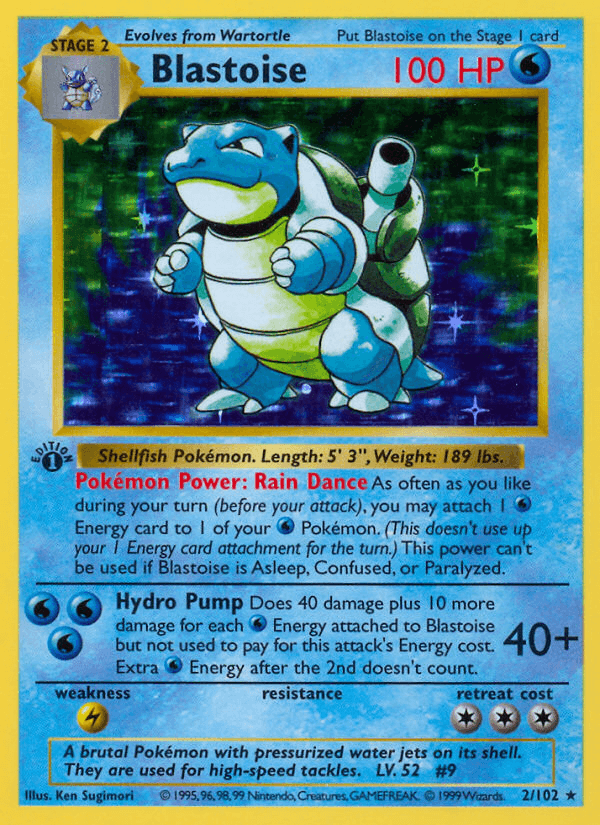 Blastoise — Base Set 2/102