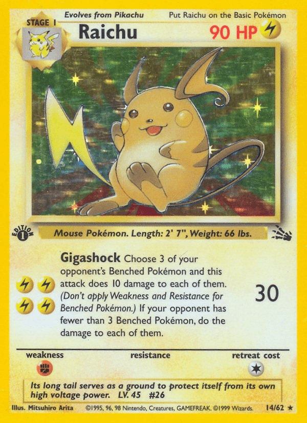 Raichu — Fossil 14