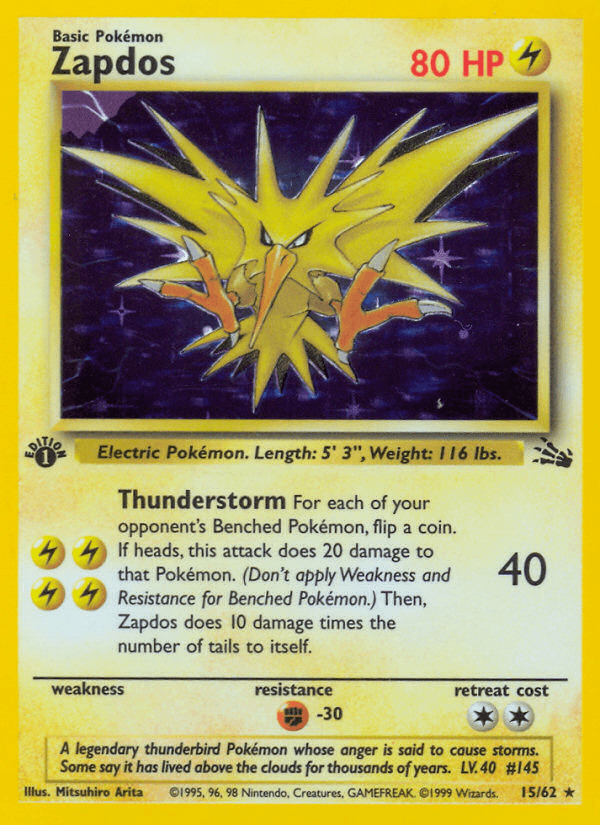 Zapdos — Fossil 15