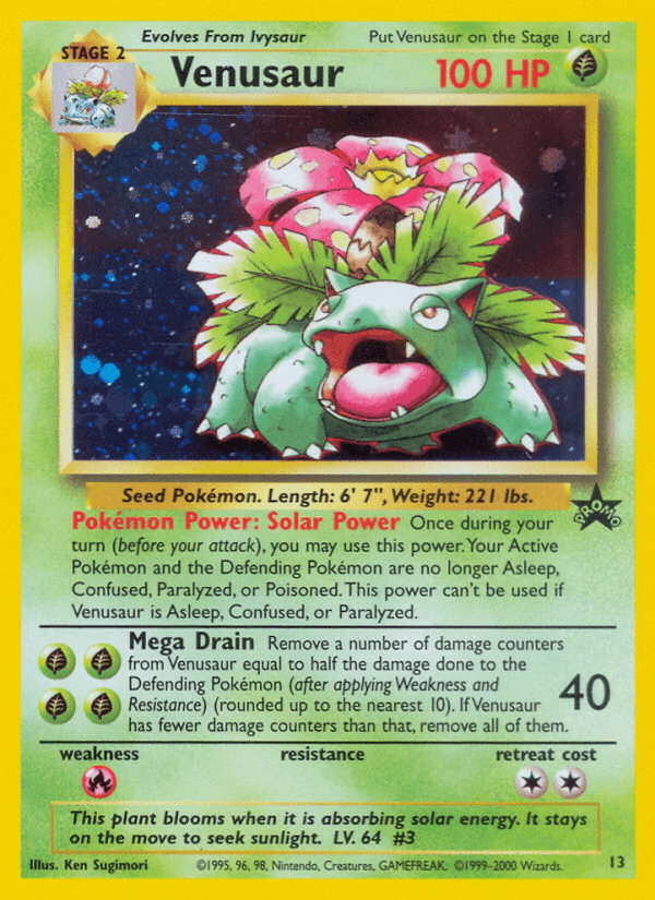 Venusaur — Wizards Black Star Promos 13