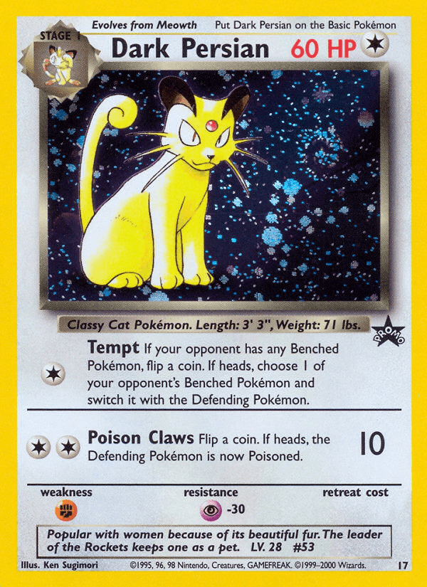 Dark Persian — Wizards Black Star Promos 17