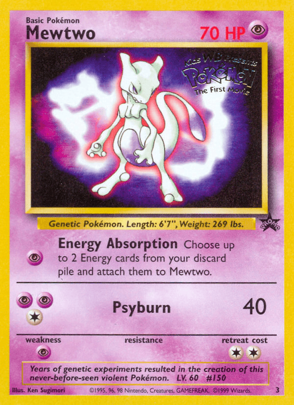 Mewtwo — Wizards Black Star Promos 3