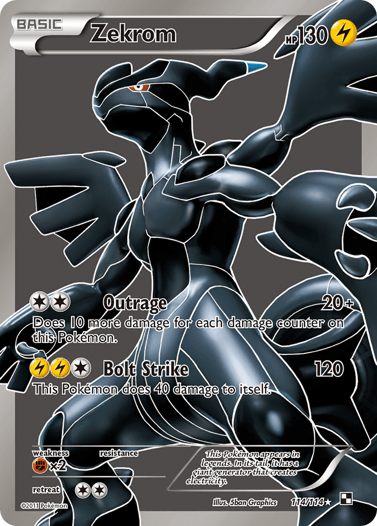 Zekrom — Black & White 114