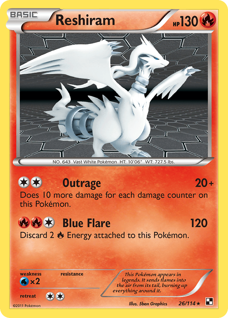 Reshiram — Black & White 26