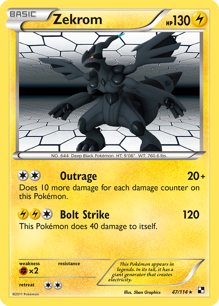 Zekrom — Black & White 47