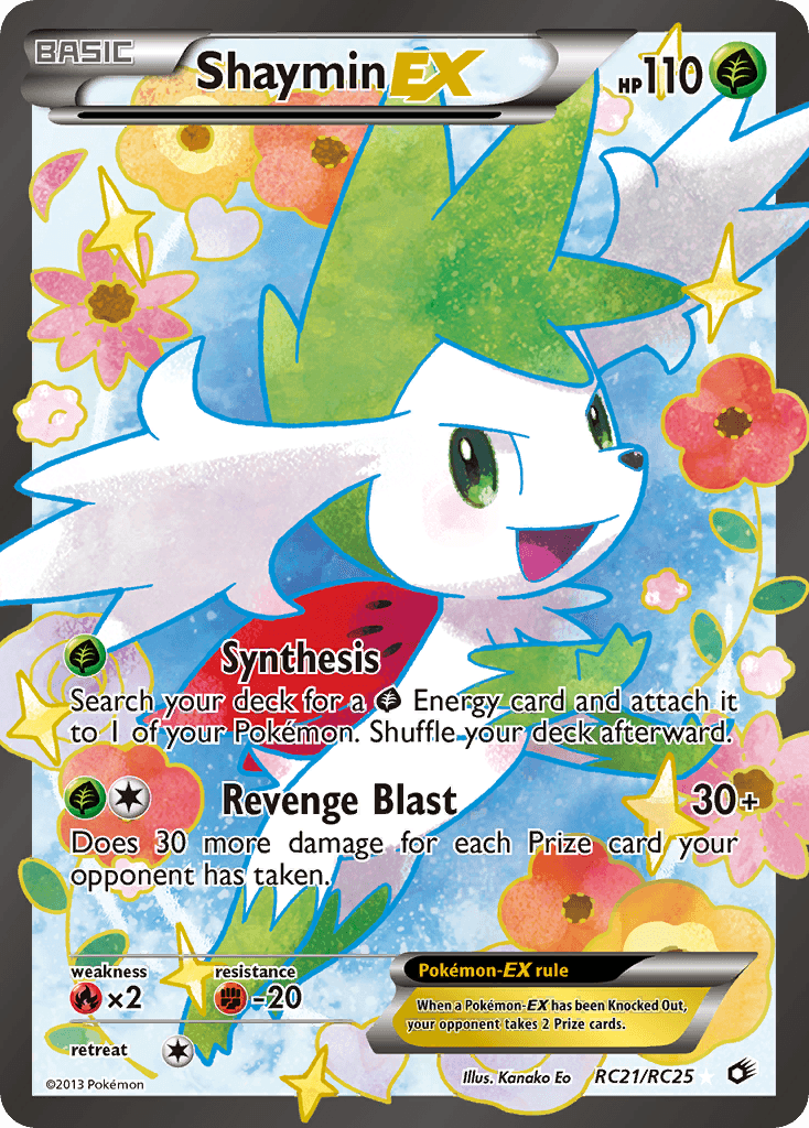 Shaymin-EX — Legendary Treasures RC21