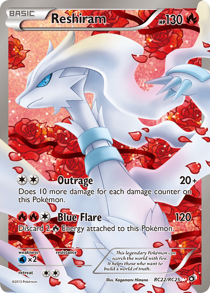 Reshiram — Legendary Treasures RC22