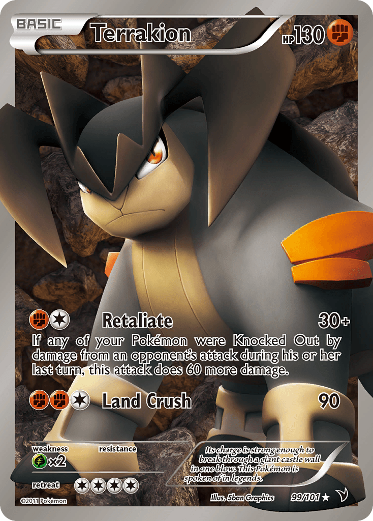 Terrakion — Noble Victories 99