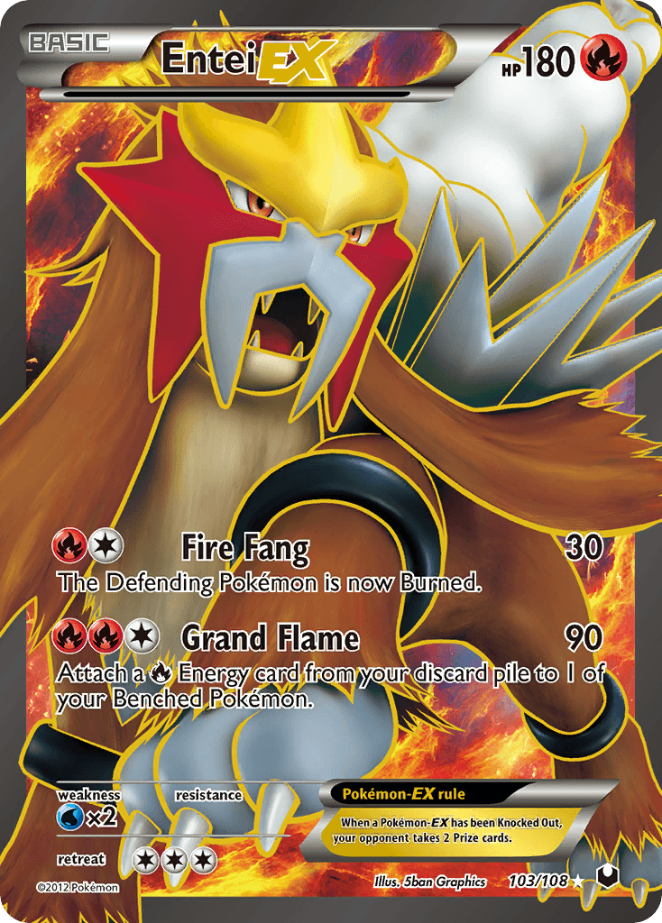 Entei-EX — Dark Explorers 103