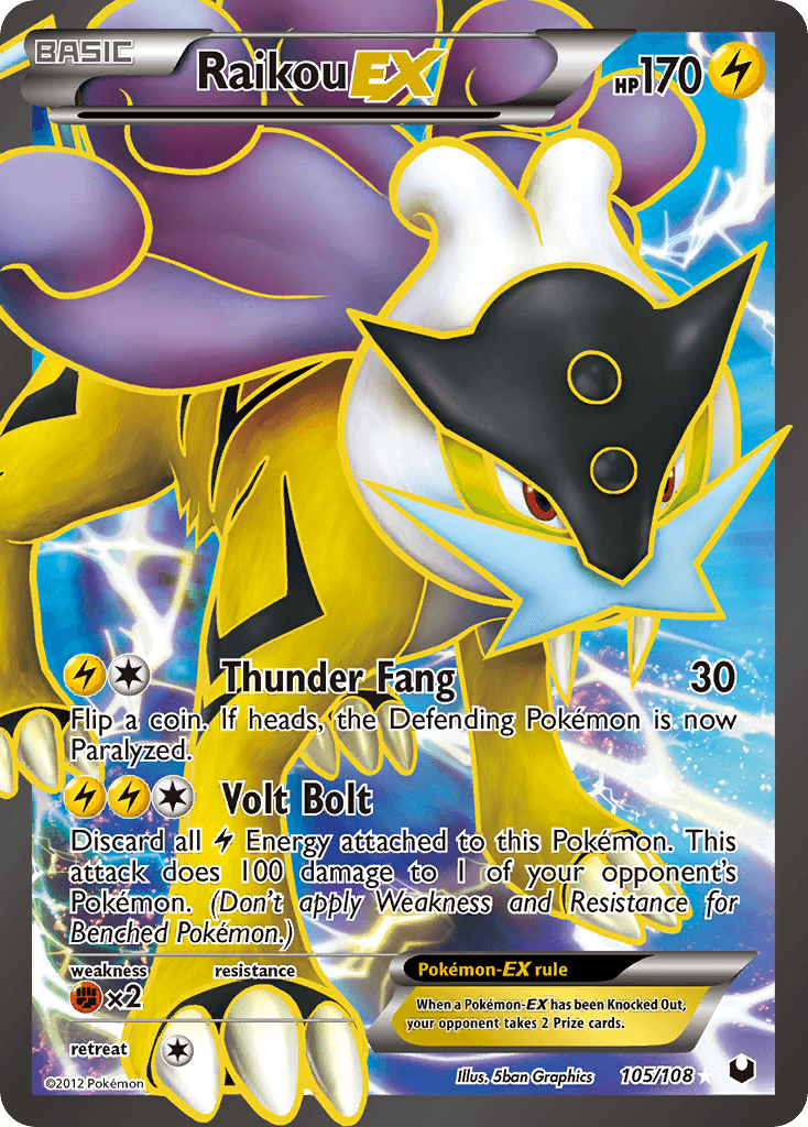 Raikou-EX — Dark Explorers 105