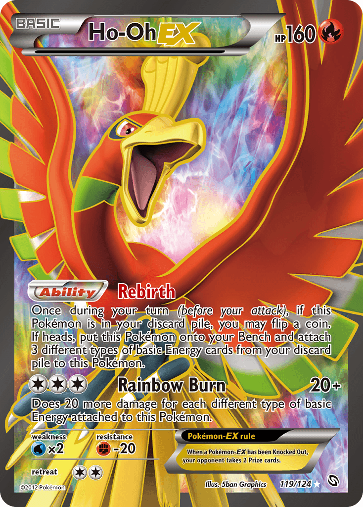 Ho-Oh-EX — Dragons Exalted 119