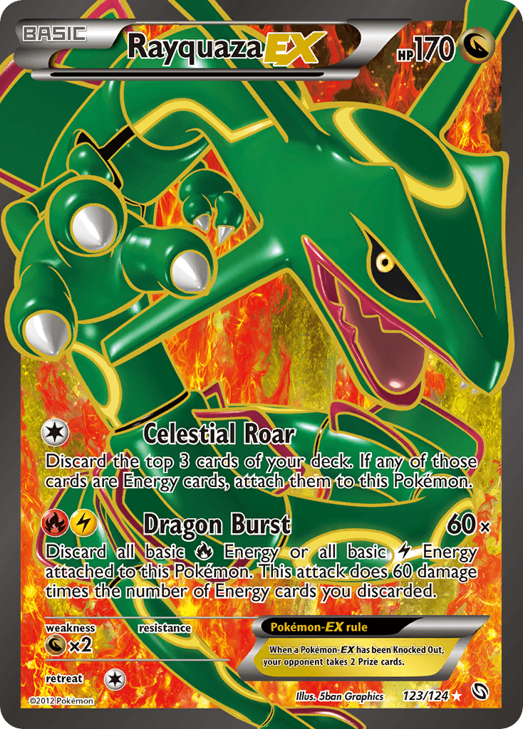 Rayquaza-EX — Dragons Exalted 123