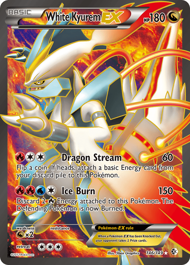 White Kyurem-EX — Boundaries Crossed 146