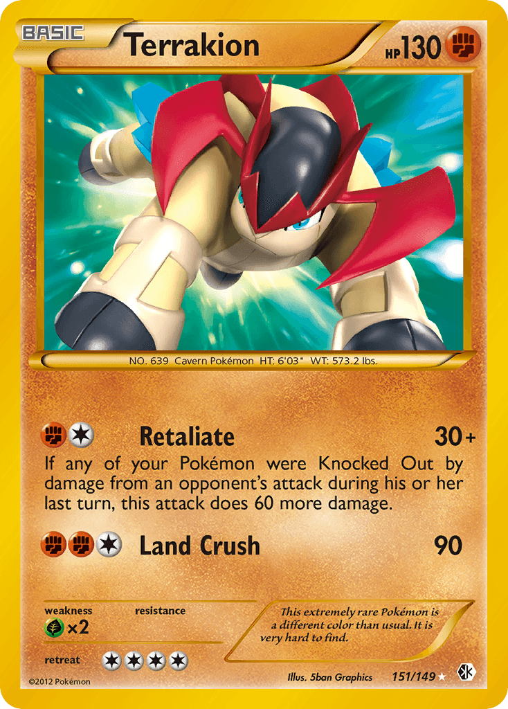 Terrakion — Boundaries Crossed 151
