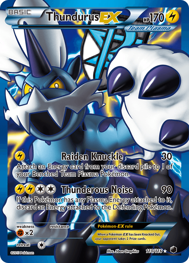 Thundurus-EX — Plasma Freeze 110