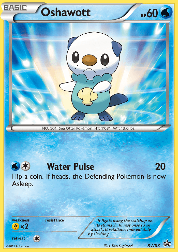 Oshawott — BW Black Star Promos BW03