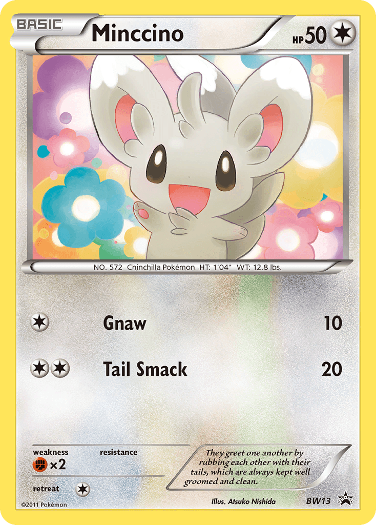 Minccino — BW Black Star Promos BW13