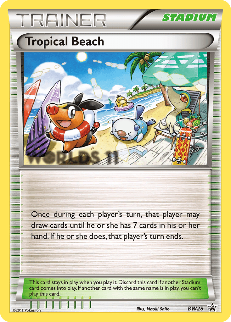 Tropical Beach — BW Black Star Promos BW28