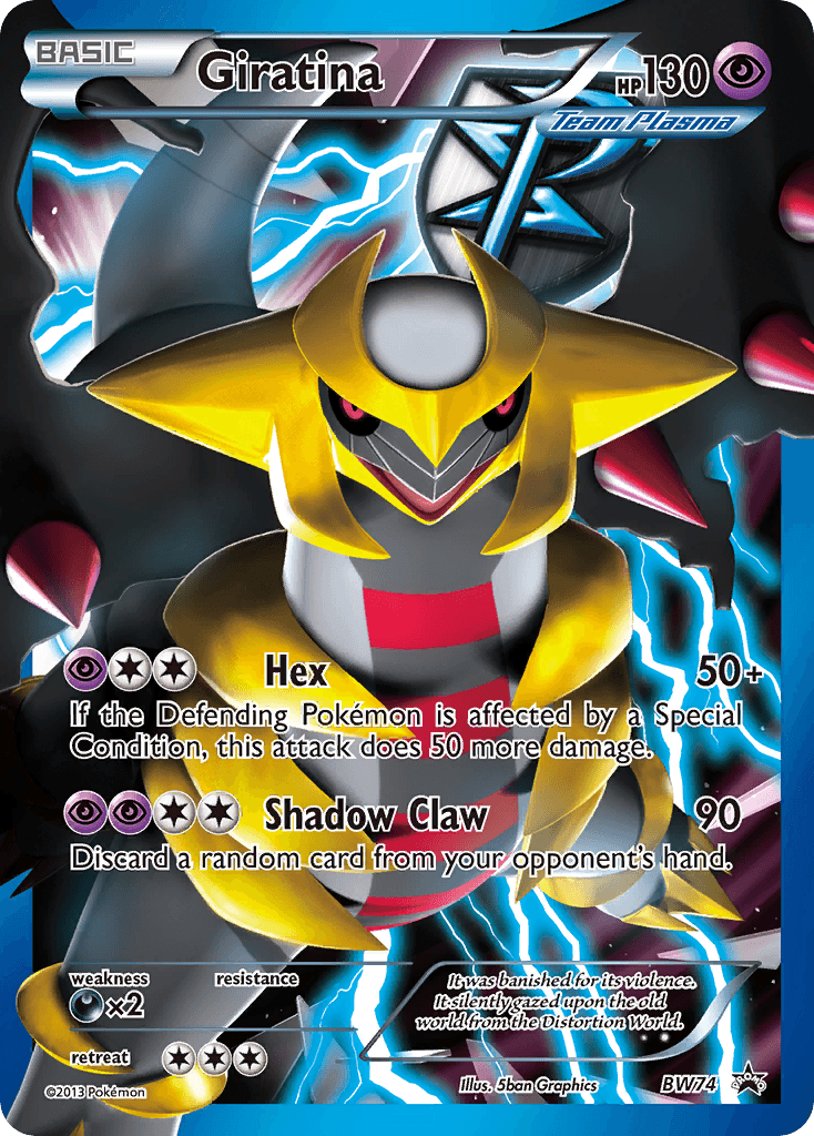 Giratina — BW Black Star Promos BW74