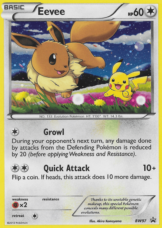Eevee — BW Black Star Promos BW97