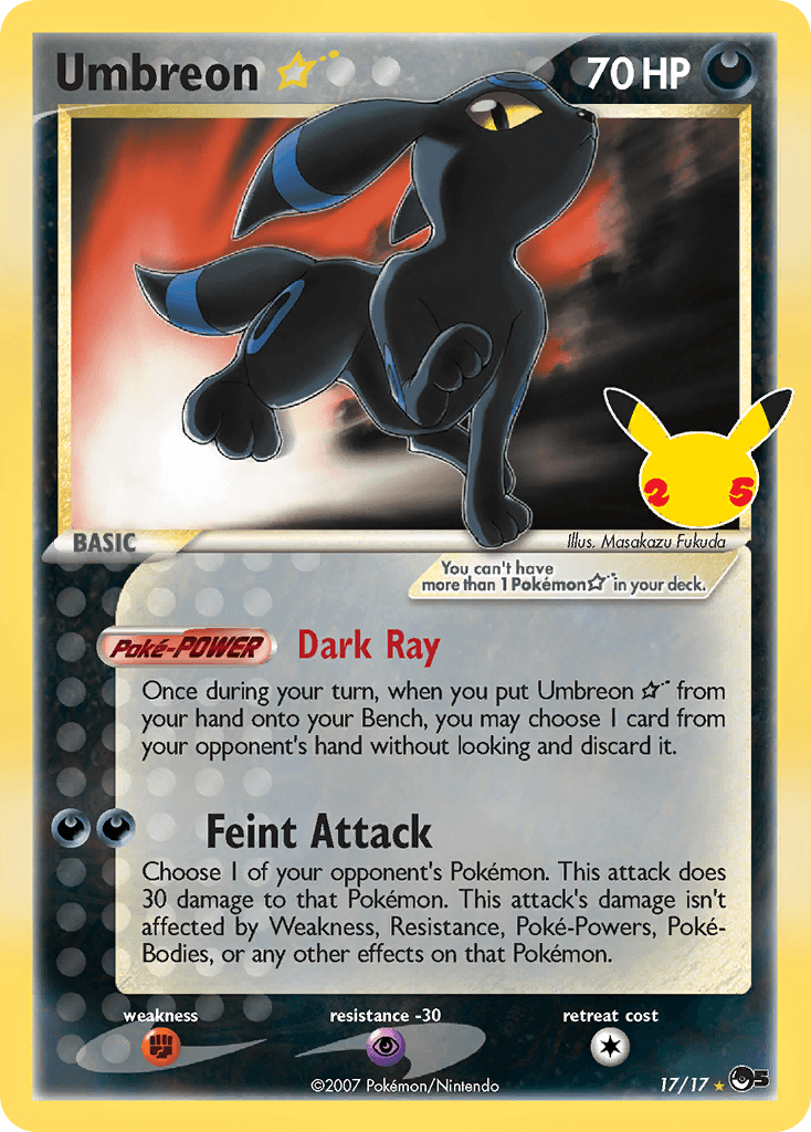 Umbreon ★ — Celebrations: Classic Collection 17