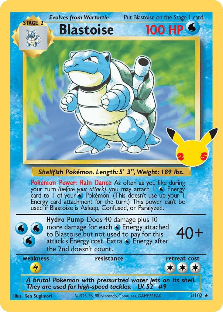 Blastoise — Celebrations: Classic Collection 2