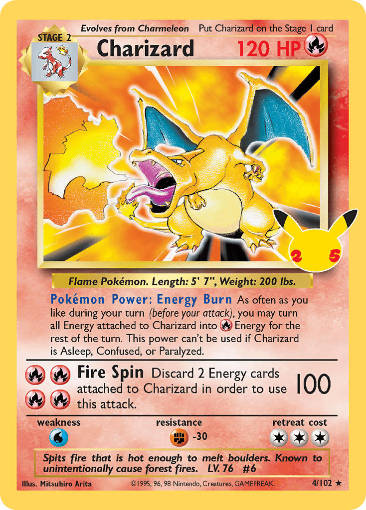 Charizard — Celebrations: Classic Collection 4