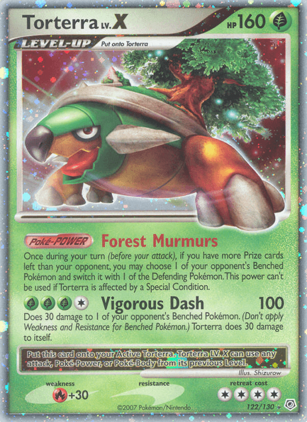 Torterra LV.X — Diamond & Pearl 122