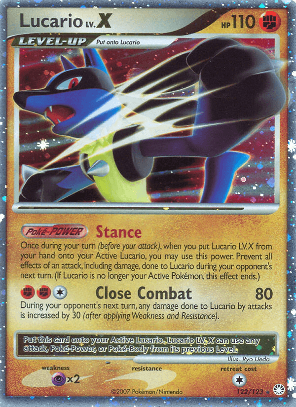 Lucario LV.X — Mysterious Treasures 122