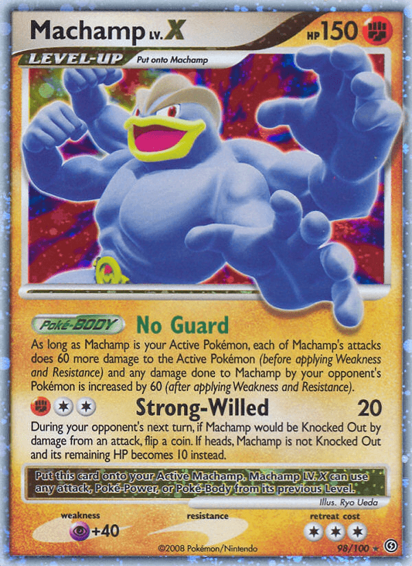 Machamp LV.X — Stormfront 98