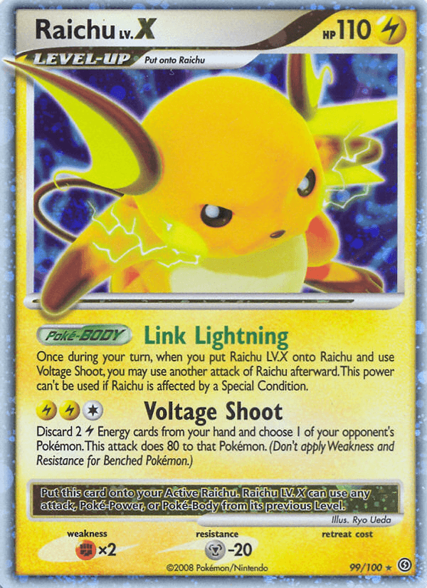 Raichu LV.X — Stormfront 99