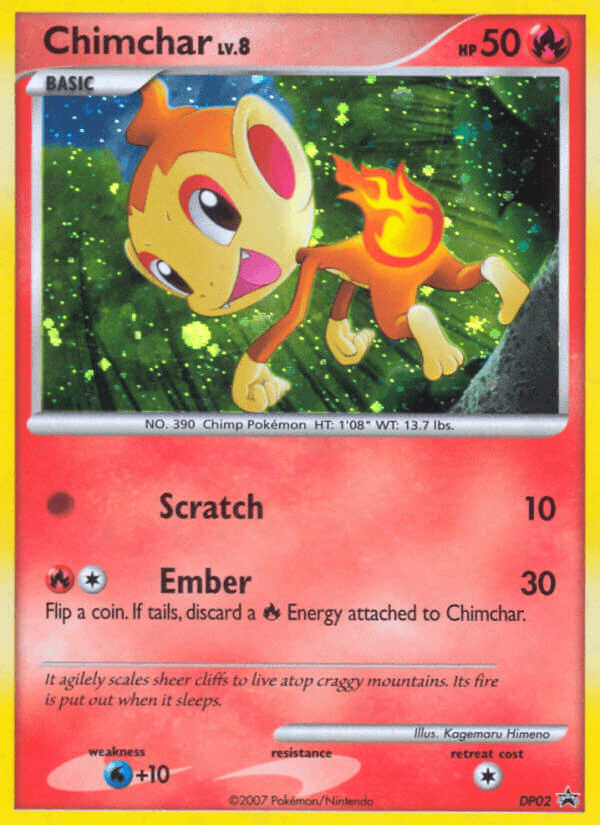 Chimchar — DP Black Star Promos DP02
