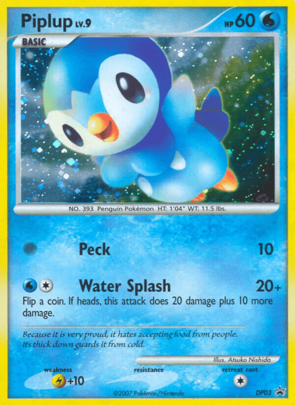 Piplup — DP Black Star Promos DP03