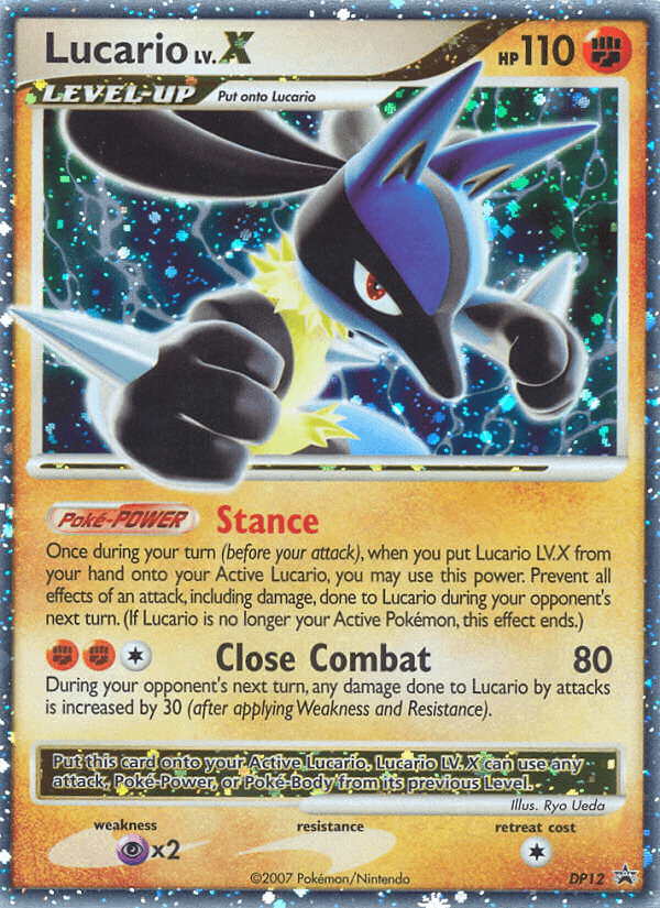 Lucario LV.X — DP Black Star Promos DP12