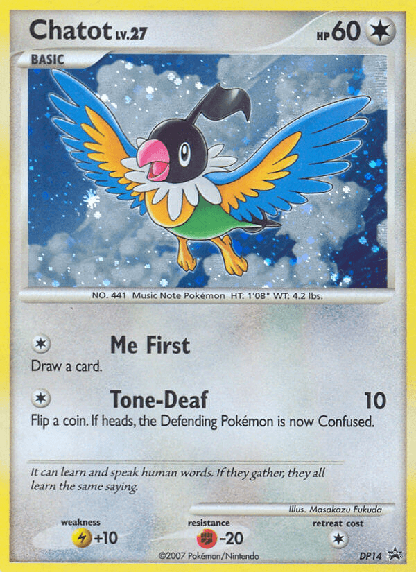Chatot — DP Black Star Promos DP14
