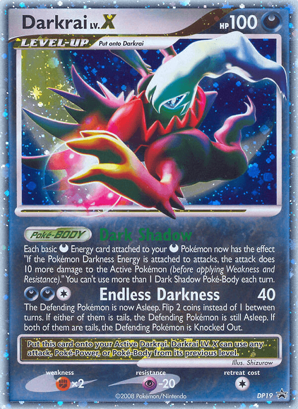 Darkrai LV.X — DP Black Star Promos DP19