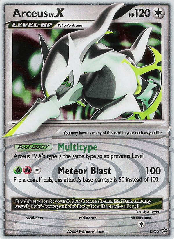 Arceus LV.X — DP Black Star Promos DP56