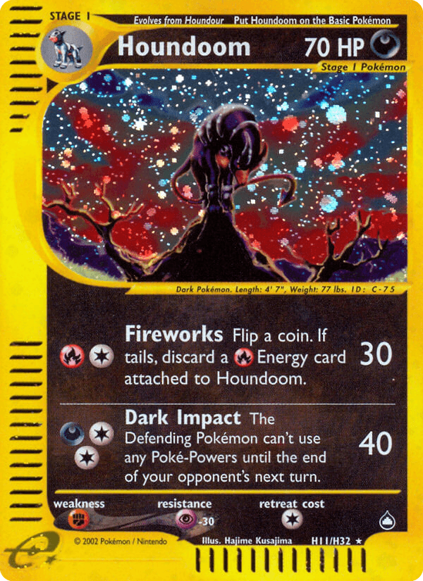 Houndoom — Aquapolis H11