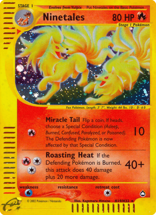 Ninetales — Aquapolis H19