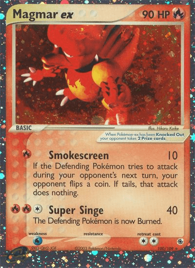 Magmar ex — Ruby & Sapphire 100