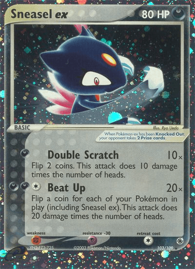 Sneasel ex — Ruby & Sapphire 103