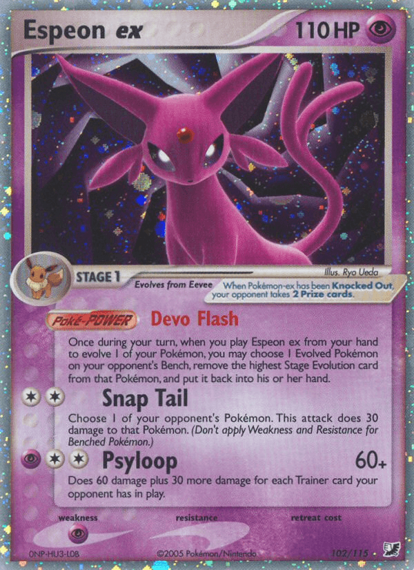 Espeon ex — Unseen Forces 102