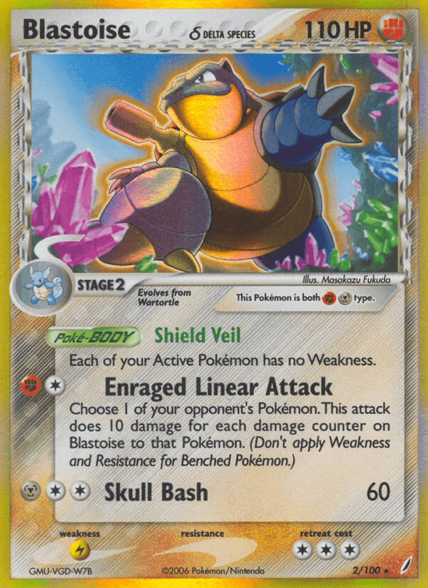 Blastoise δ — Crystal Guardians 2