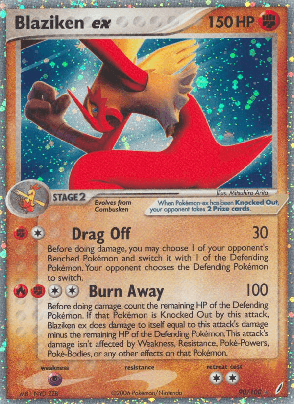 Blaziken ex — Crystal Guardians 90
