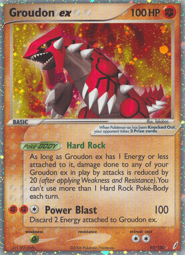 Groudon ex — Crystal Guardians 93
