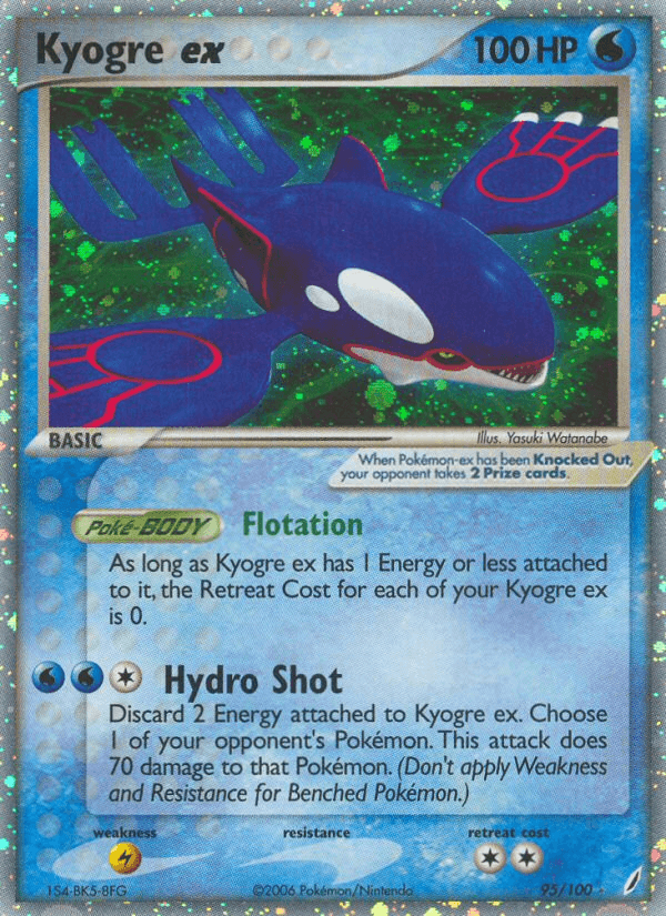 Kyogre ex — Crystal Guardians 95