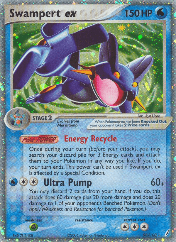 Swampert ex — Crystal Guardians 98