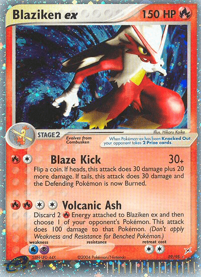 Blaziken ex — Team Magma vs Team Aqua 89