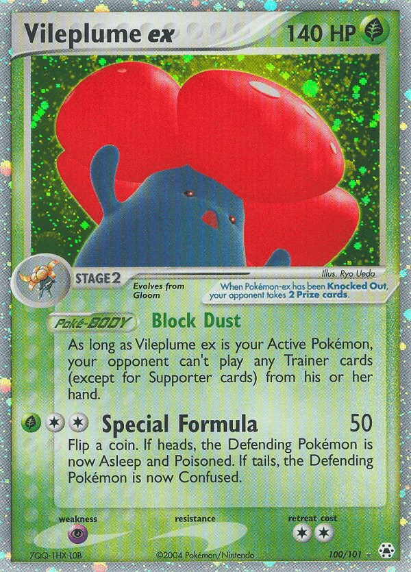 Vileplume ex — Hidden Legends 100