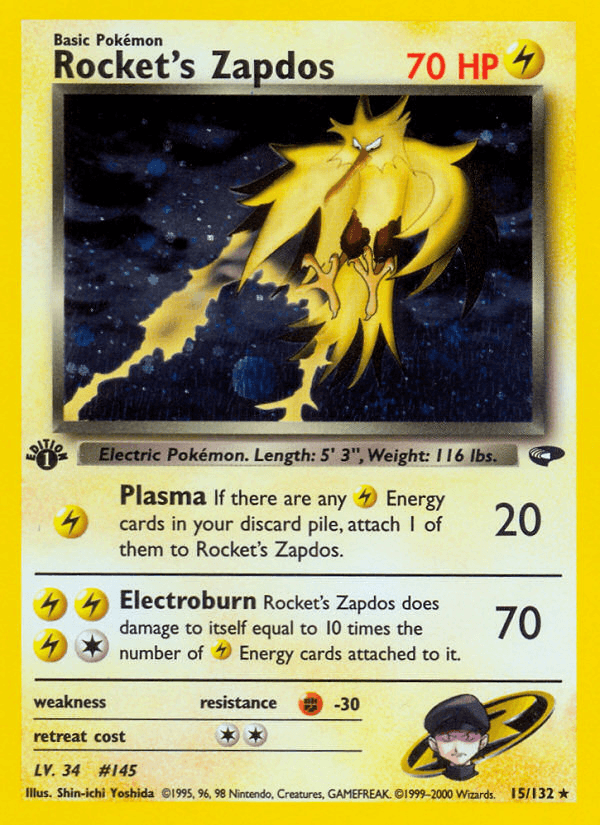 Rocket's Zapdos — Gym Challenge 15
